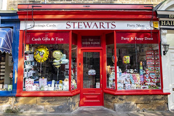 Stewarts of Bakewell Party Shop